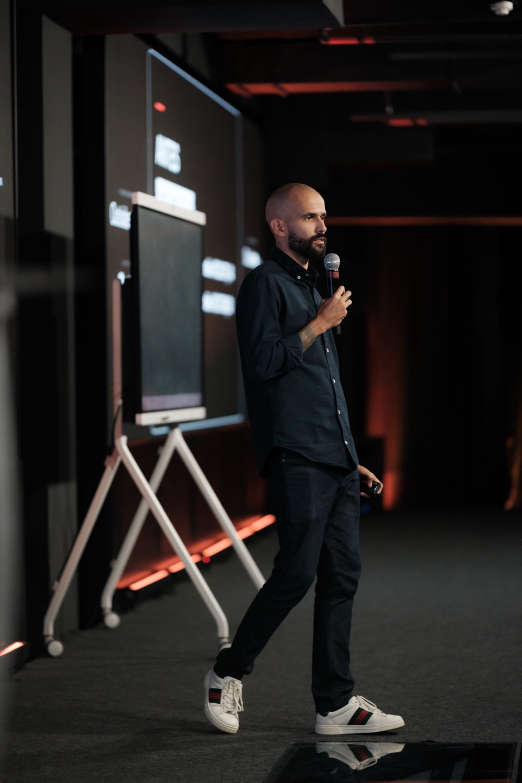 Lucas Sangi no palco
